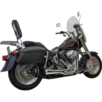 Exhaust 2:1 Ripper Short Chrome TC Softails 89-2017