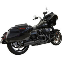 Exhaust SuperBike 2:1 mid Blk 4" Muffler M8 Touring