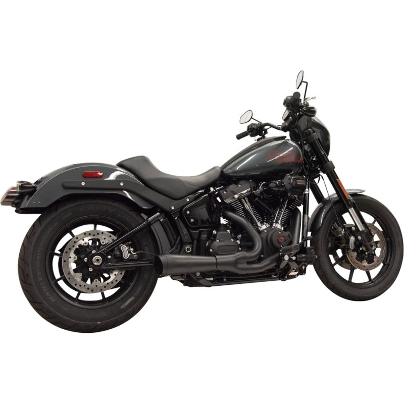 Exhaust Short Ripper 2:1 Black 49 State M8 Softail