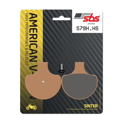 Plaquettes de frein avant SBS - Harley Davidson Big Twin et Sportster de 1987 à 1999 - Métal frittée