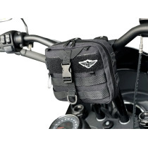 Sacoche de guidon HeinzBikes Clubstyle - Harley Davidson - Noir