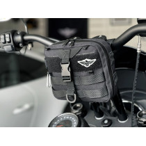 Sacoche de guidon HeinzBikes Clubstyle - Harley Davidson - Noir