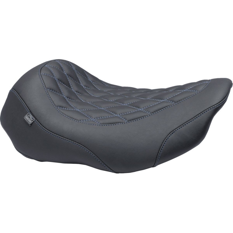 Wide Tripper™ Seat - Solo - Sky Blue Stitching