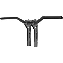 Kit Guidon + Risers Performance Machine Phatbar - Hauteur 12" - Diamètre 1.25" - Harley Davidson - Black Ops