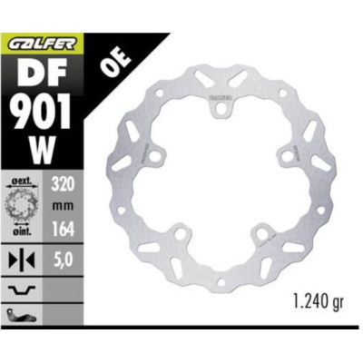 BRAKE ROTOR FIXED WAVE