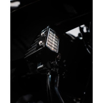 ECE LOW RIDER ST PERF. LED FR. TURN SIGNALS G-BLK