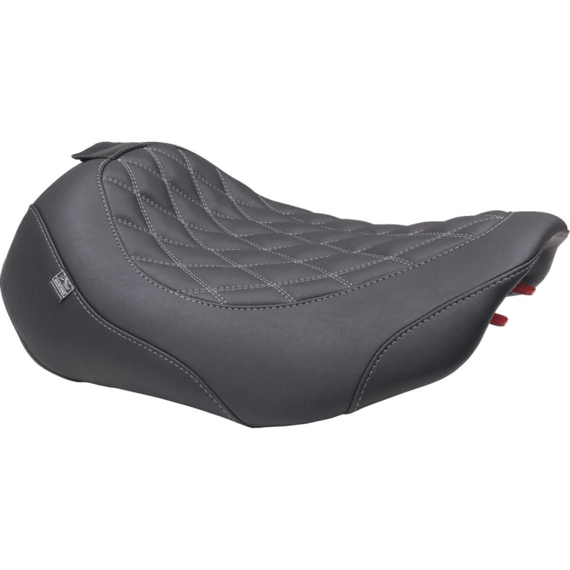Wide Tripper™ Seat - Solo - Dark Brown/Gun Metal Stitching