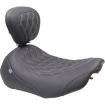 Wide Tripper™ Seat - Solo - Dark Brown/Gun Metal Stitching