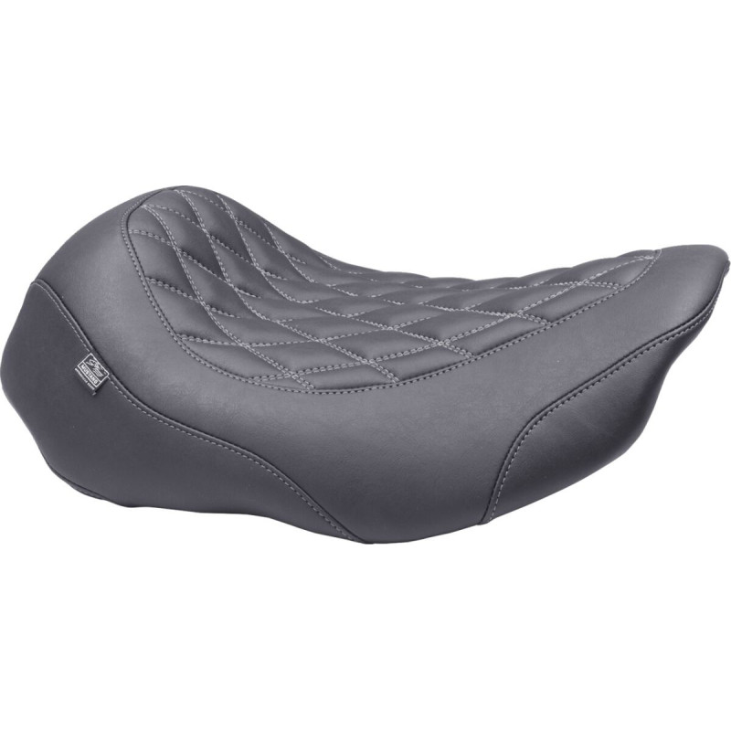 Wide Tripper™ Seat - Solo - Gun Metal Stitching