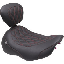 Wide Tripper™ Seat - Solo - Dark Brown/Dark Cherry Stitching