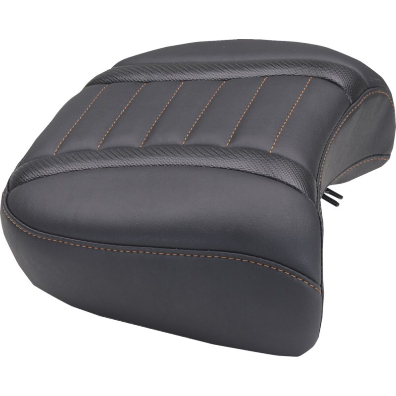 SEAT REAR DLX TOURING ORANGE THREAD