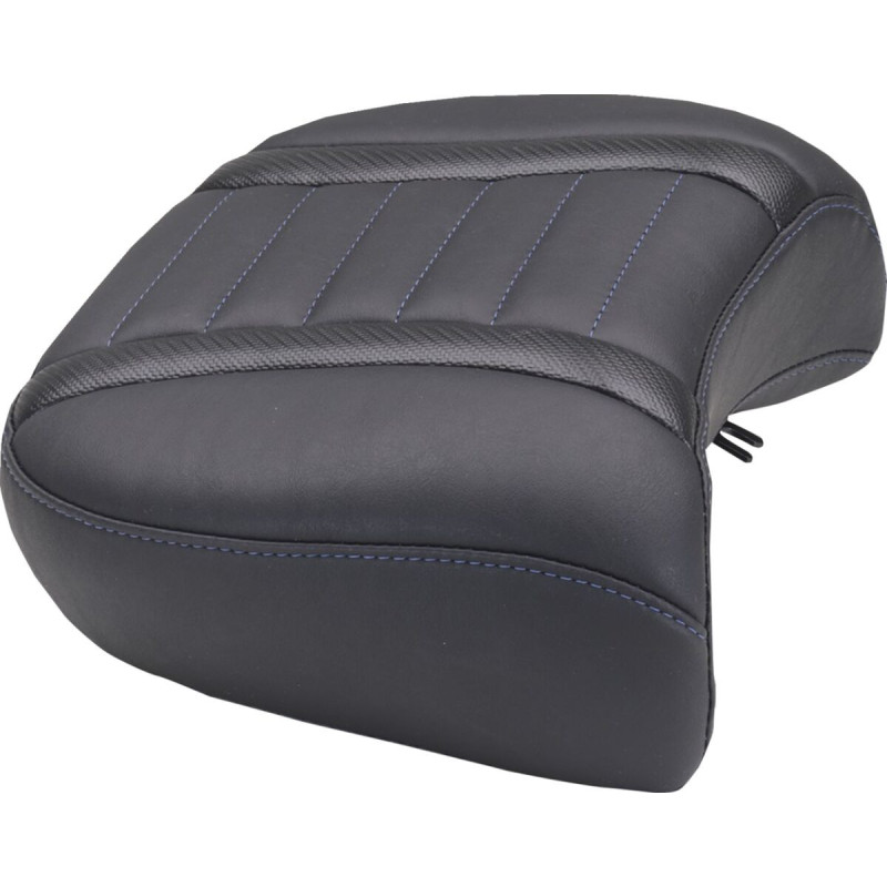 SEAT REAR DLX TOURING SKY BLUE THREAD