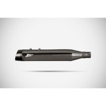 4.5 INCHES SLASH-CUT SLIP-ONS MUFFLER HD-TOURING BLACK CHROME M8 E5