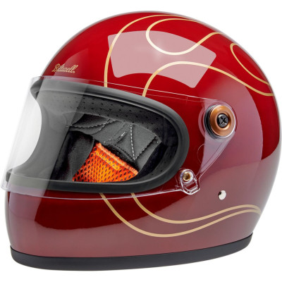 HELMET GRINGO S GLOSS GRNT RD FLM XS