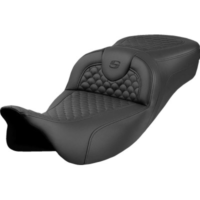 Roadsofa™ Extended Reach Seat - Dragon Scale Stitch - Black Stitch - w/o Backrest