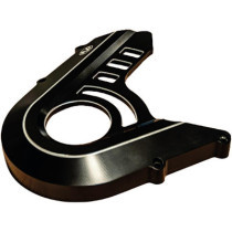  Outer Sprocket Cover Black Cut Anodized 