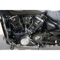  Outer Sprocket Cover Black Cut Anodized 