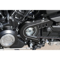  Outer Sprocket Cover Black Cut Anodized 