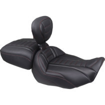 SEAT SOLO DELUXE TOUR W/DBR DARK CHERRY THREAD