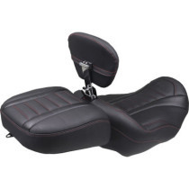 SEAT SOLO DELUXE TOUR W/DBR DARK CHERRY THREAD