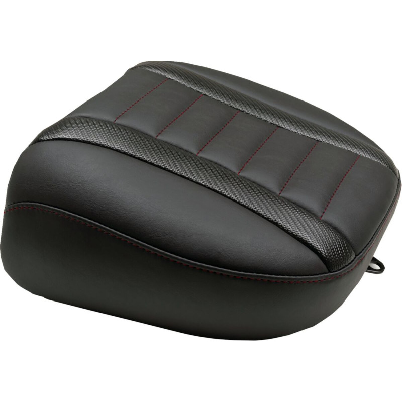 SEAT PASSENGER DELUXE TOUR DARK CHERRY THREAD