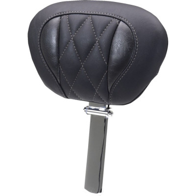 BACKREST SUPER TOUR DLX DIAM GUN METAL GRAY THREAD