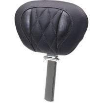 BACKREST SUPER TOUR DLX DIAM GUN METAL GRAY THREAD
