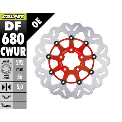 BRAKE ROTOR FLOATING WAVE