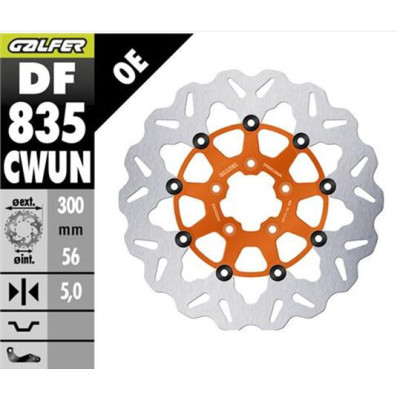 BRAKE ROTOR FLOATING WAVE