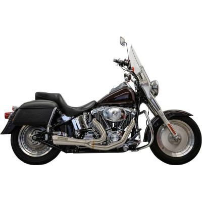 Exhaust 2:1 Ripper Short Stainless TC Softails 89-2017