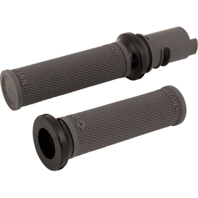 Ruffian Lock-On Street Grips - CVO - Graphite/Black