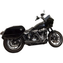 Exhaust Short Ripper 2:1 w/Megaphone Black M8 Softail