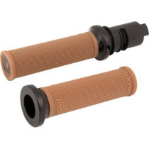 Ruffian Lock-On Street Grips - CVO - Gum Rubber/Black