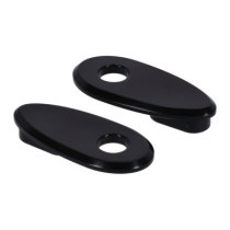 MCS, fender strut turn signal hole covers. Black