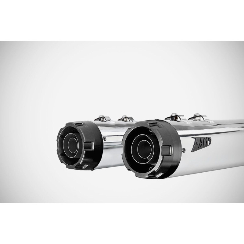 4.33 INCHES SLIP-ONS FLAT MUFFLER HD-TOURING POLISHED E3
