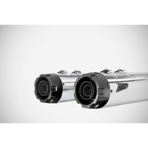 4.33 INCHES SLIP-ONS FLAT MUFFLER HD-TOURING POLISHED  E3