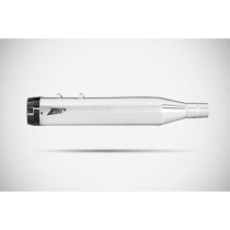4.33 INCHES SLIP-ONS FLAT MUFFLER HD-TOURING POLISHED  E3
