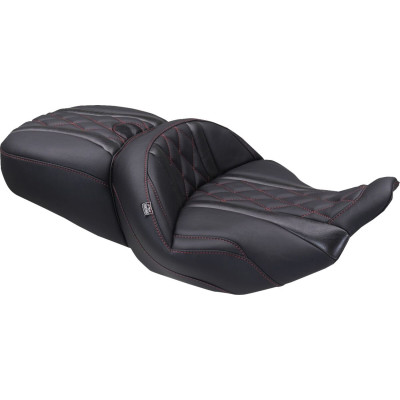 SEAT SUPER TOURING DLX ONE PIECE DARK CHERRY THREAD