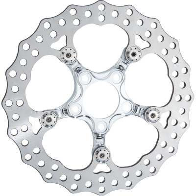 Spider Rotor - 12-9/32" - Chrome - Front