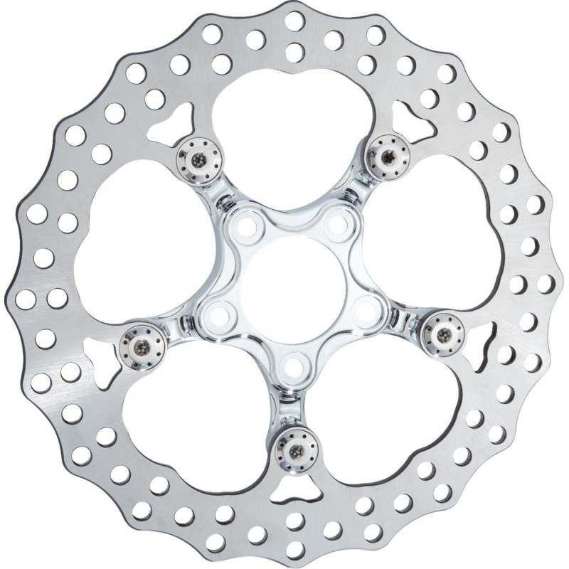 Spider Rotor - 12-9/32" - Chrome - Front