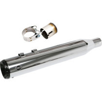 Muffler Swindler 2:1 Chrome 4.5" M8 Touring