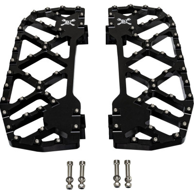 BURLY BRAND MX-EVOLUTION RIDER FLOORBOARDS - BLK