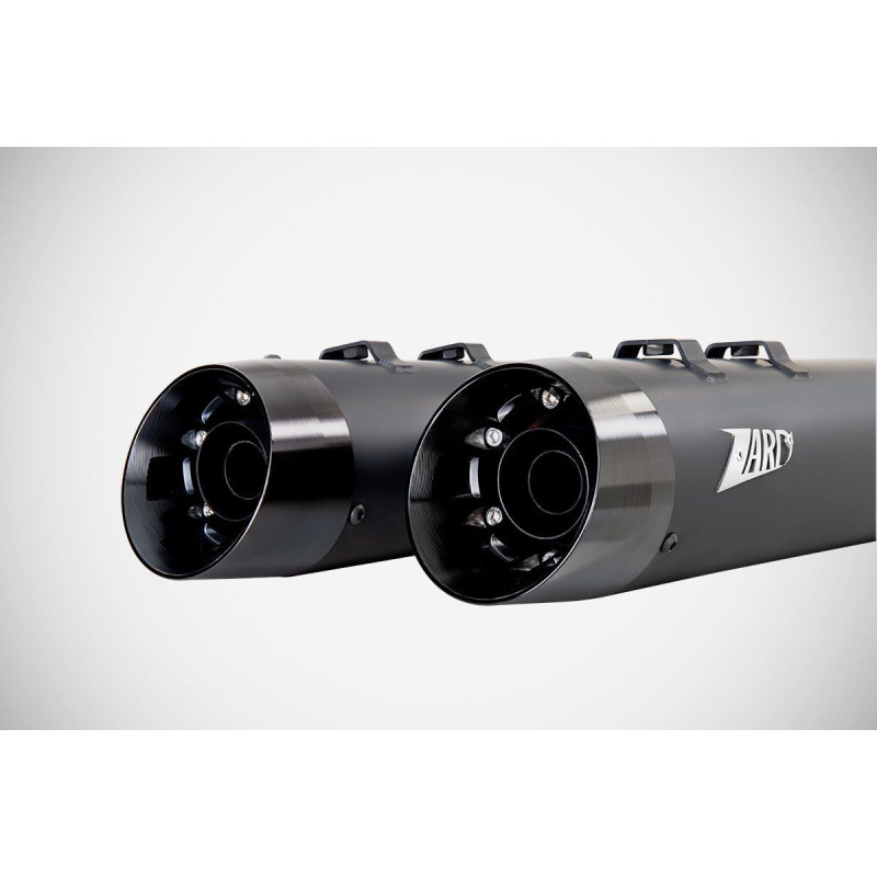4.33 INCHES SLASH-CUT SLIP-ONS MUFFLER HD-TOURING BLACK E3