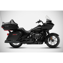 4.33 INCHES SLASH-CUT SLIP-ONS MUFFLER HD-TOURING BLACK E3