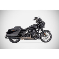 4.33 INCHES SLASH-CUT SLIP-ONS MUFFLER HD-TOURING BLACK E3