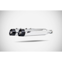 4.33 INCHES SLASH-CUT SLIP-ONS MUFFLER HD-TOURING POLISHED E3