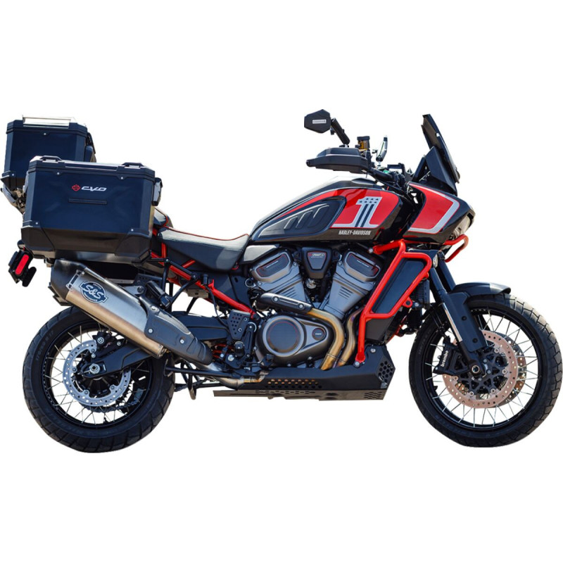 Muffler Slip-On Brushed Stainless 50 State Pan American