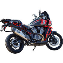 Muffler Slip-On Brushed Stainless 50 State Pan American