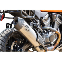 Muffler Slip-On Brushed Stainless 50 State Pan American