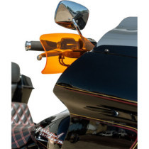Flare® Handguards - Harley-Davidson Cable Clutch - Orange Ice